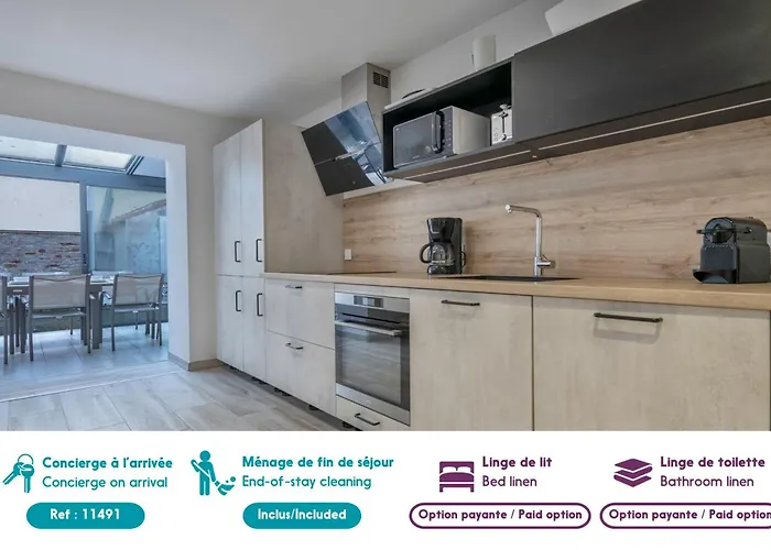 à 50m De La Plage, Jolie Maison Pour 8 Casa de Férias